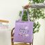 TOTE BAG NURSING IS A WORK OF HEART - LIGHT PURPLE
