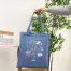 TOTE BAG NURSING IS A WORK OF HEART - LIGHT BLUE