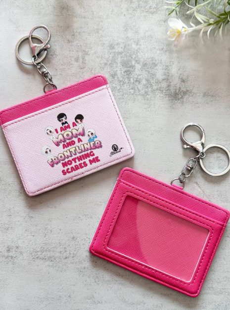 Card Holder Horizontal I Am A Mom & Frontliner