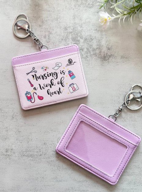 Card Holder Horizontal Nursing Is A Work Of Heart