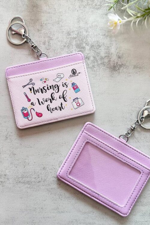 Card Holder Horizontal Nursing Is A Work Of Heart