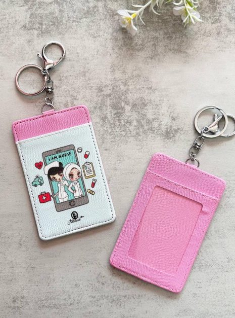 Card Holder Vertical I am Nurse
