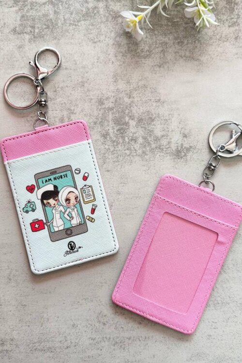 Card Holder Vertical I am Nurse