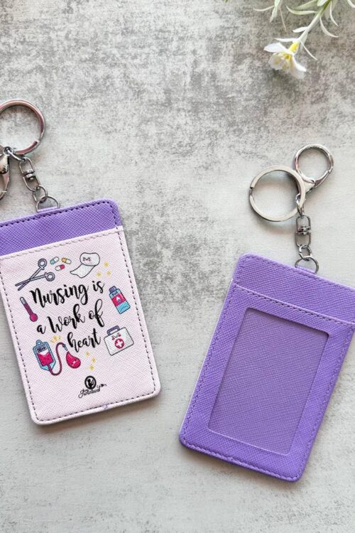 Card Holder Vertical Nursing Is A Work Of Heart