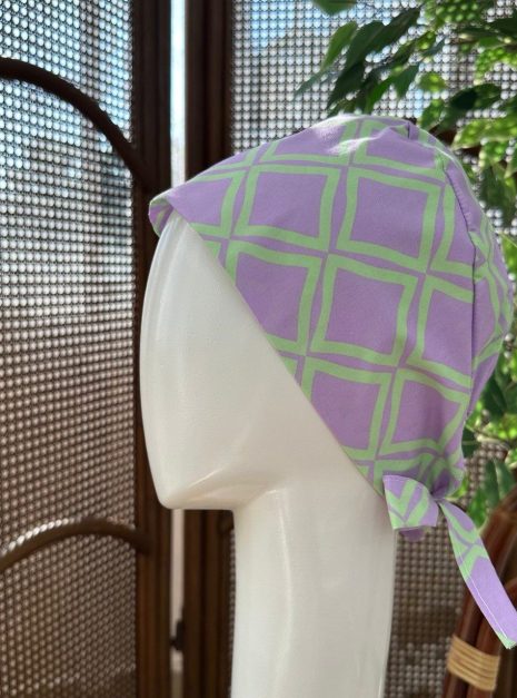 SCRUB CAP - LAVENDER GREEN