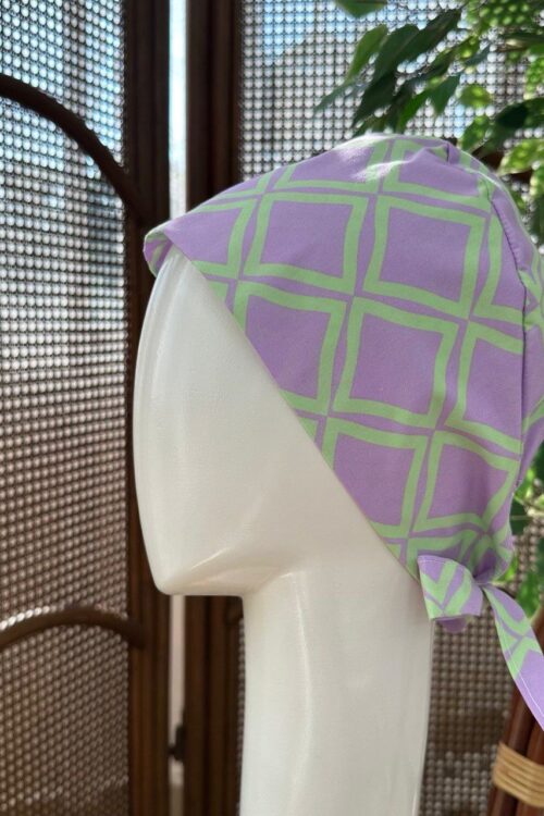 SCRUB CAP - LAVENDER GREEN