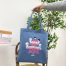 TOTE BAG I AM A MOM & FRONTLINER - LIGHT BLUE