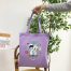 TOTE BAG I AM A NURSE - PURPLE