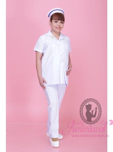 NURSE SHORT SLEEVE MATERNITY TOP - (BAJU SAHAJA)