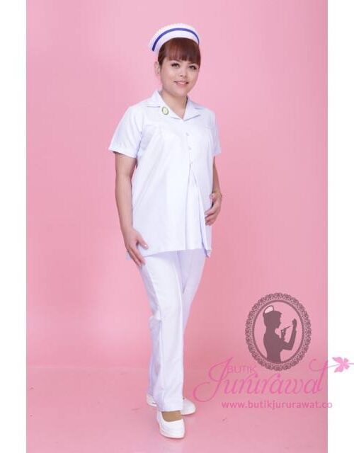 NURSE SHORT SLEEVE MATERNITY TOP - (BAJU SAHAJA)