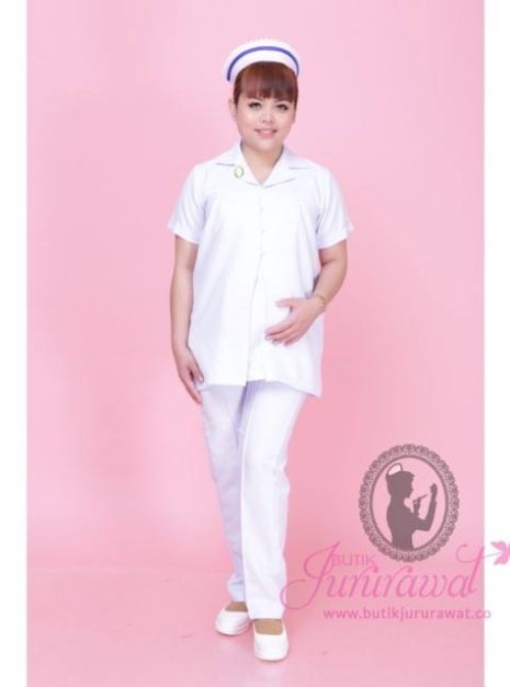 NURSE SHORT SLEEVE MATERNITY TOP - (BAJU SAHAJA)