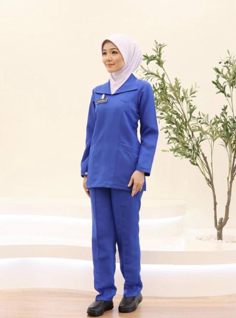 KPJ NURSE UNIFORM (ONE SET TOP & PANT)