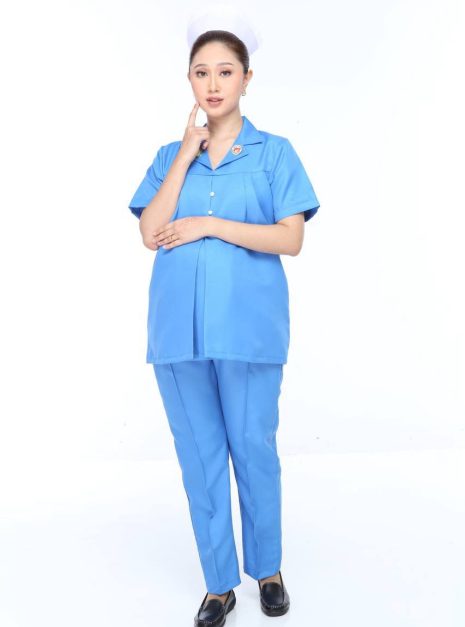SISTER SHORT SLEEVE MATERNITY UNIFORM - (ONE SET TOP & PANT)