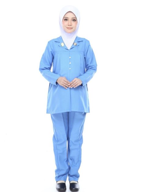 SISTER LONG SLEEVE MATERNITY UNIFORM (ONE SET TOP & PANT)