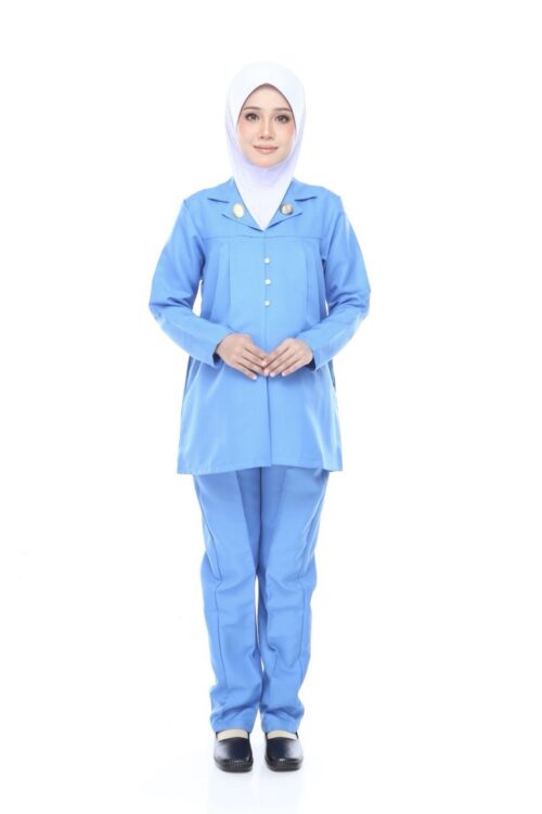 SISTER LONG SLEEVE MATERNITY UNIFORM (ONE SET TOP & PANT)