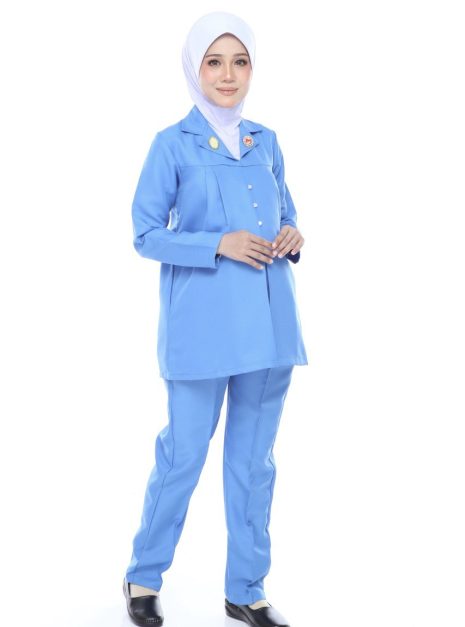 SISTER LONG SLEEVE MATERNITY UNIFORM (ONE SET TOP & PANT)