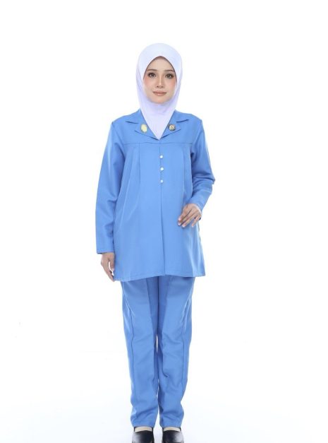 SISTER LONG SLEEVE MATERNITY UNIFORM (ONE SET TOP & PANT)