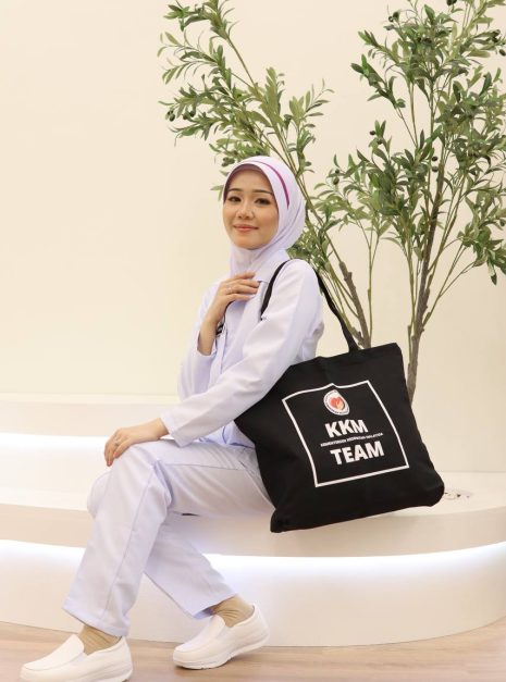 TOTE BAG KKM TEAM - BLACK
