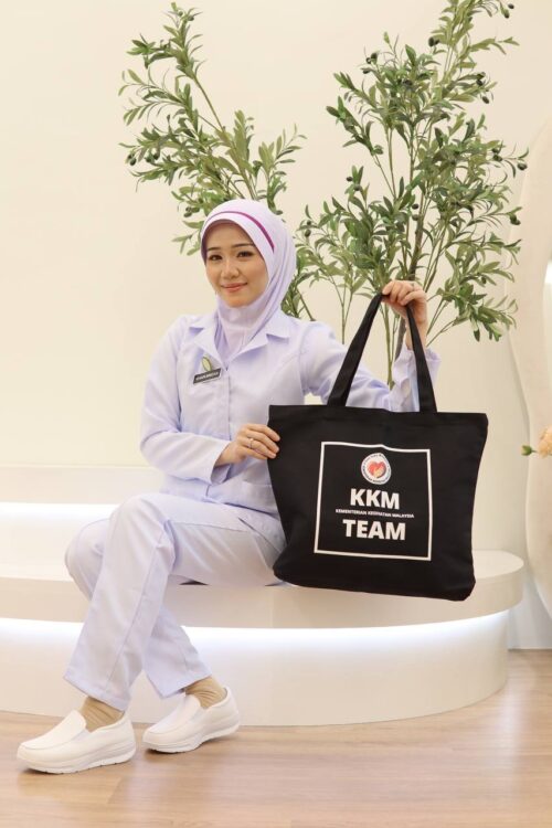 TOTE BAG KKM TEAM - BLACK