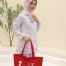TOTE BAG WIFE MOM NURSE - RED