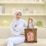 TOTE BAG BORN TO BE A NURSE - BROWN