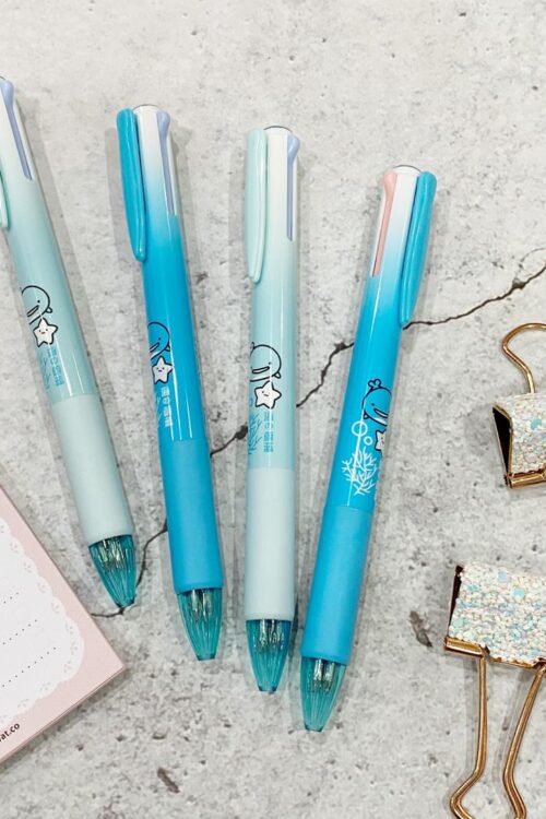 PEN 4 COLOURS - BABY SHARK
