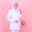 Tudung Soft Awning Full Scuba Jururawat (M) - CLEARANCE