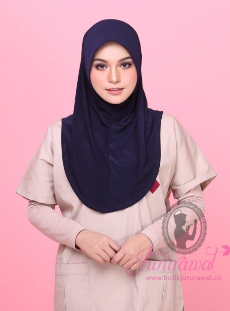 Tudung Soft Awning Half Scuba - Blue Black Polis