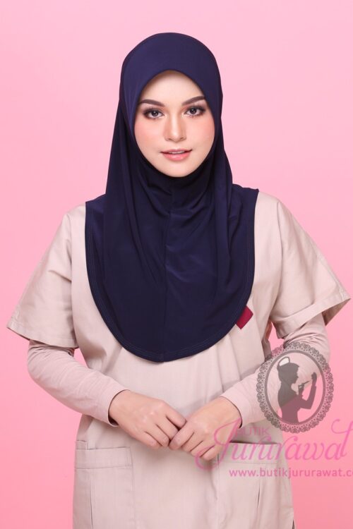 Tudung Soft Awning Half Scuba - Blue Black Polis