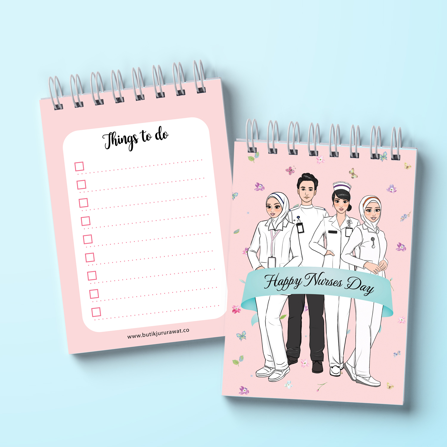 Butik Jururawat Notepad A7