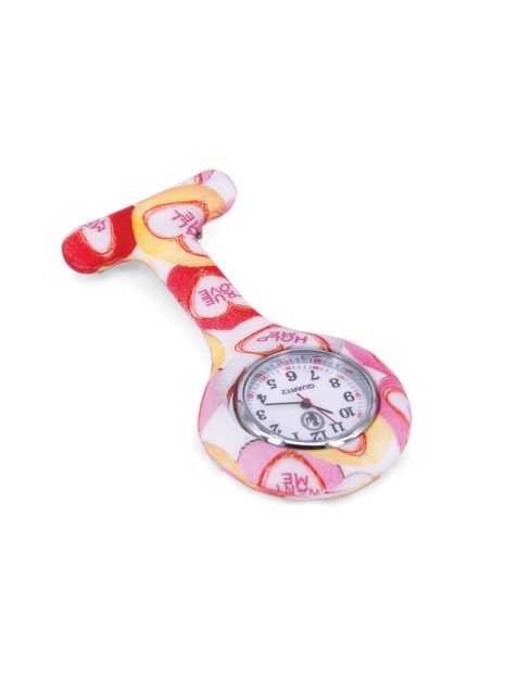 Pin Watch Printed - Heart