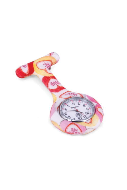 Pin Watch Printed - Heart