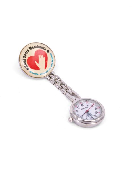 Clip Watch - Silver - Kami Sedia Membantu