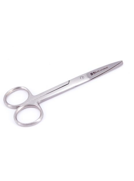 Dressing Scissor Blunt/Sharp Plain Silver