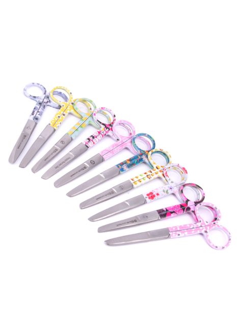 Dressing Scissor Blunt/Sharp Yellow Flower
