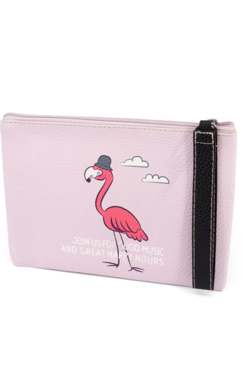 Pouch Bag - Flamingo - Purple
