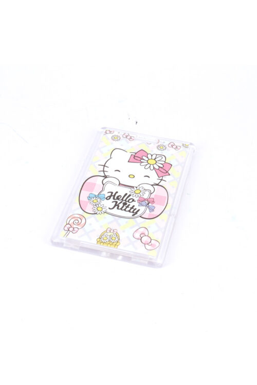 Hard Case Plastic ID Card Holder - Hello Kitty Ribbon