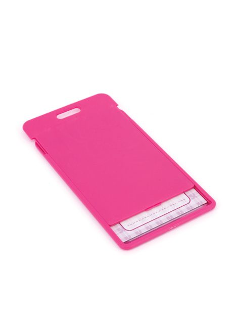 Slide ID Card Holder - Pink