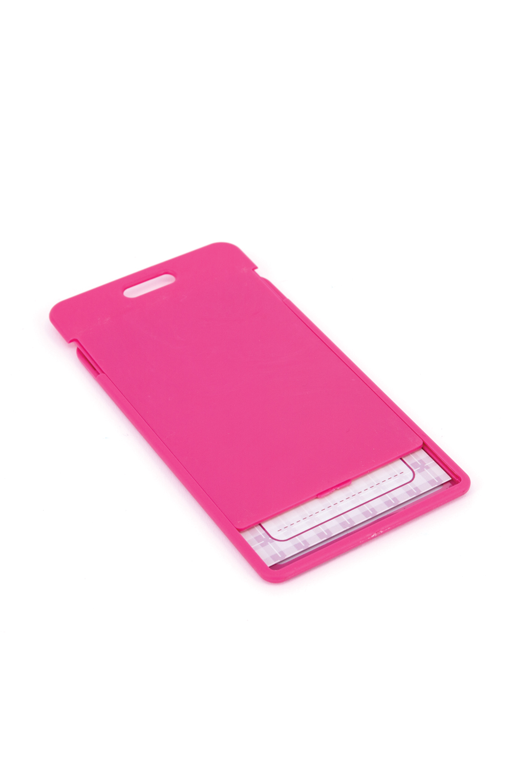 Slide ID Card Holder - Pink