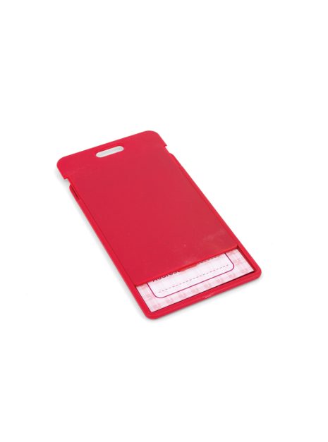 Slide ID Card Holder - Red