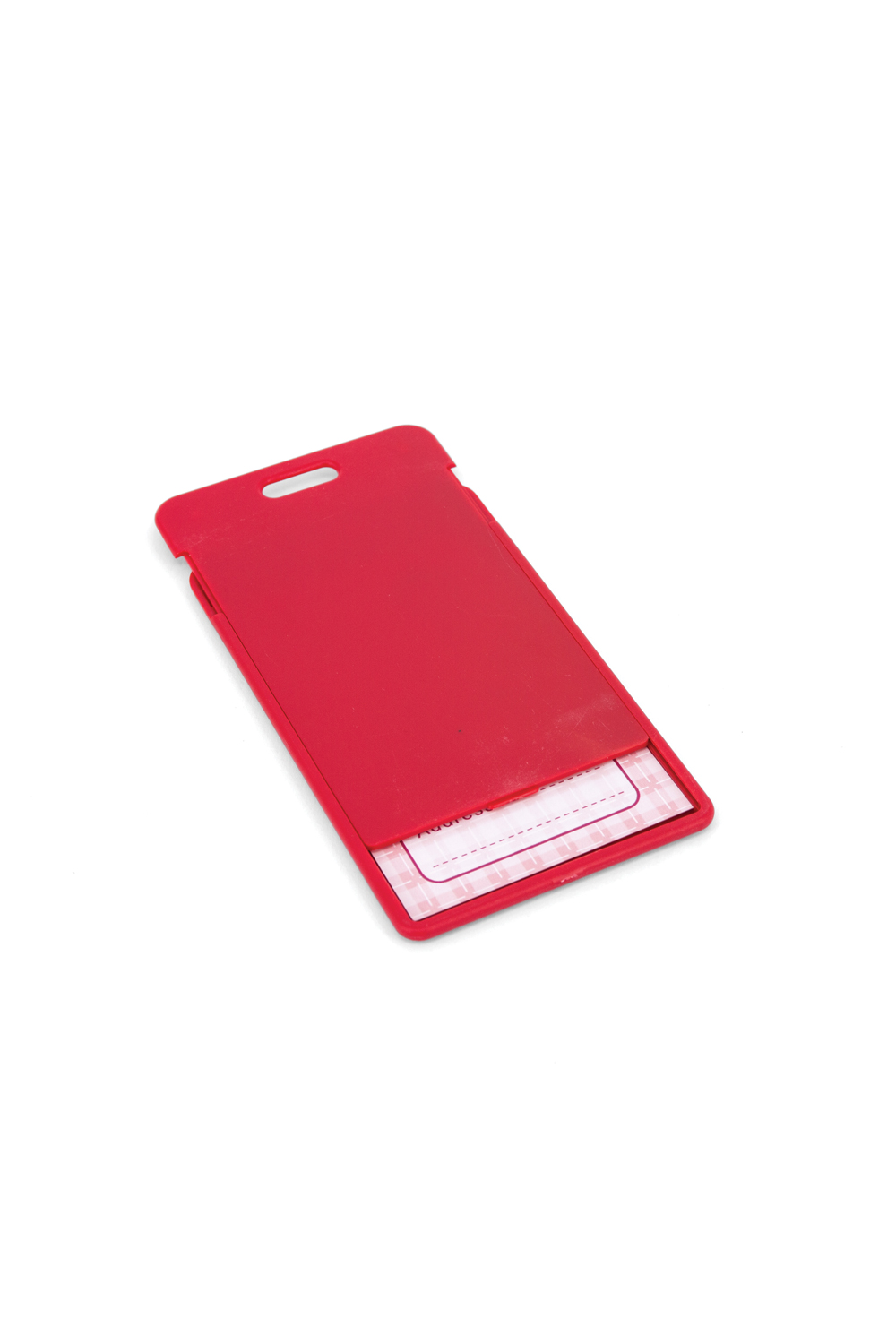 Slide ID Card Holder - Red