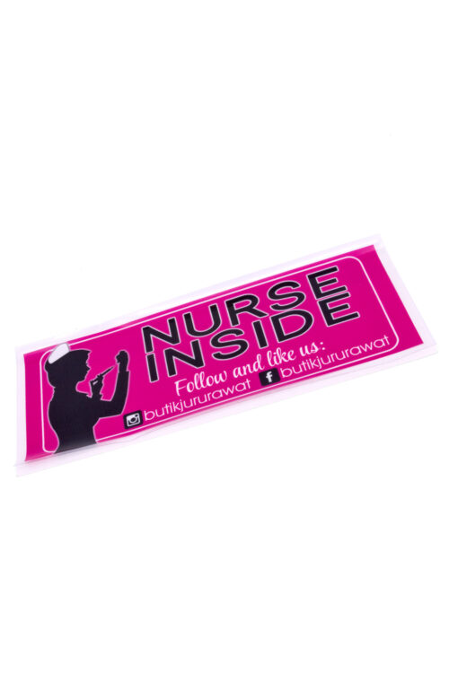 Nurse Inside Car sticker