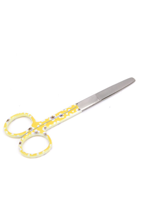 Dressing Scissor Blunt/Sharp Yellow Flower