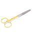 Dressing Scissor Blunt/Sharp Yellow Flower