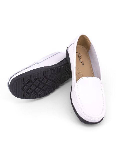 Nurse Shoes White Loafer 556-8