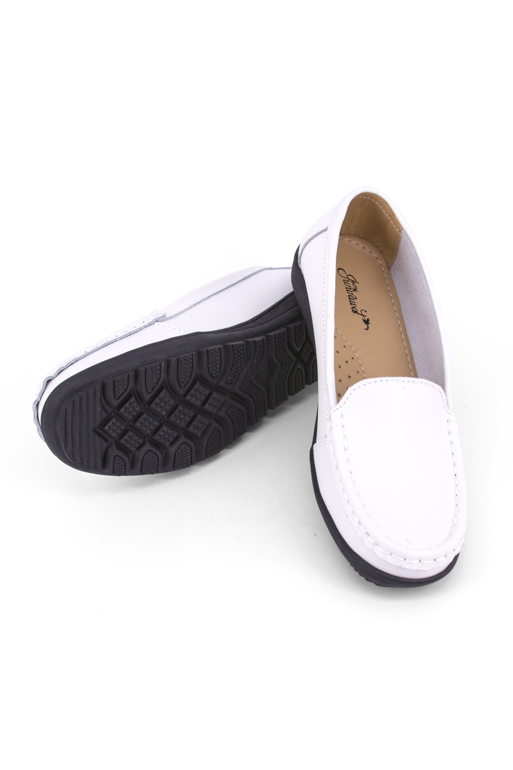 Nurse Shoes White Loafer 556-8