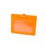  DOUBLE POCKET CARD HOLDER HORIZONTAL -ORANGE