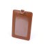 DOUBLE POCKET CARD HOLDER VERTICAL -BROWN