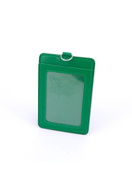 DOUBLE POCKET CARD HOLDER VERTICAL -GREEN