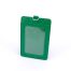 DOUBLE POCKET CARD HOLDER VERTICAL -GREEN